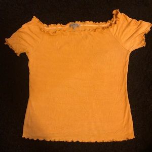 Charlotte Russe yellow shirt